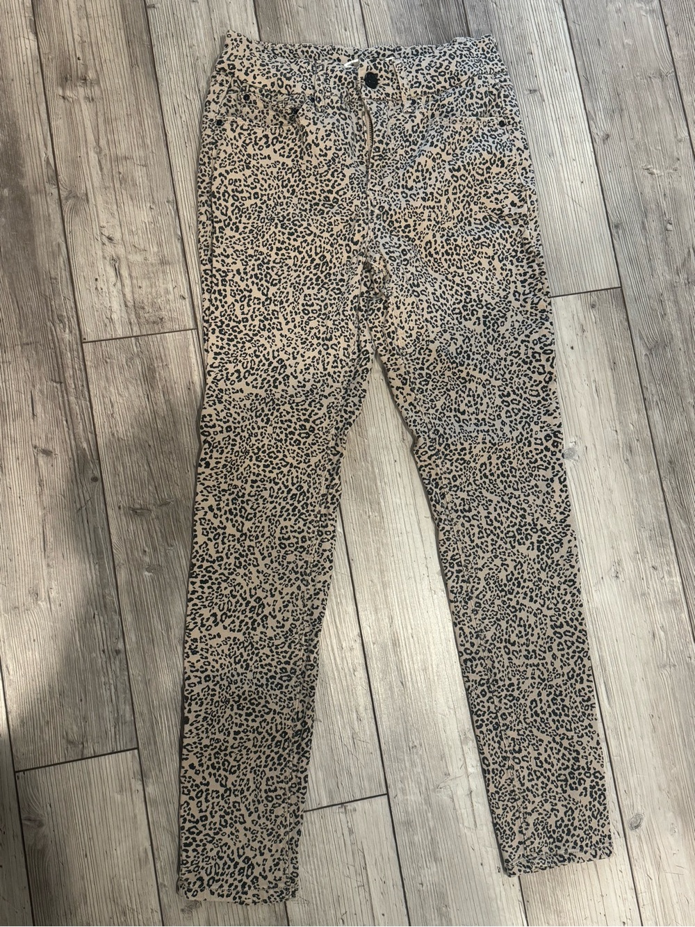Seven 7, Leopard Print Skinny Jeans